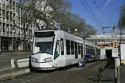 地下区間のランプを走行するレギオシタディス(2016年撮影)