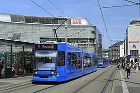 カッセル市電の主力車両・6ENGTW(2016年撮影)