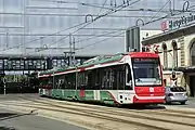 路面電車区間へ乗り入れるシティリンク(2017年撮影)