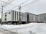 農業関連団体が多数入居するJA上川ビル（2022年3月）