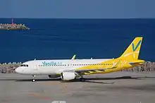バニラ・エアの機材（A320-216型機・JA01VA）