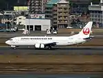 現塗装のボーイング737-400