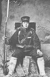 明治19年制式の陸軍兵士