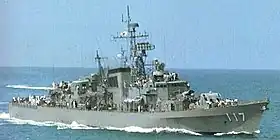 護衛艦当時の「なつぐも」