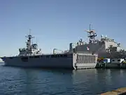 米横須賀基地にて