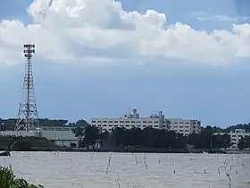 土浦駐屯地遠景 (2016/8/1)