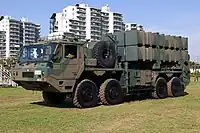 発射装置搭載車両（移動姿勢）