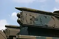 C型の弾頭と発射装置