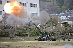 西部方面特科連隊のFH-70