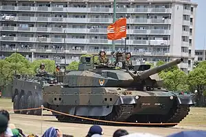 10式戦車(西部方面戦車隊所属)