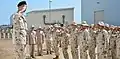 ジブチ共和国における自衛隊拠点での派遣海賊対処行動支援隊の陸上自衛官