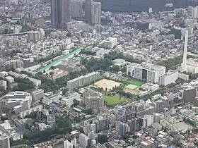 防衛省目黒地区(航空写真)