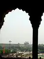 Red Fort seen from mosque