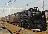 国鉄C61形蒸気機関車（2012年2月）