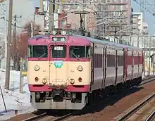 札幌運転所への入庫 回5144M2015年3月 発寒中央駅