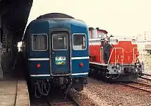 14系急行「宗谷」(稚内駅 1986年)