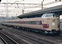 伯備線電化試運転列車1982年 岡山駅