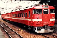 S51編成(新塗色)(クハ711形前側縦樋埋込施工車)