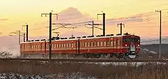 室蘭本線での運用2009年1月25日 社台駅 - 錦岡駅