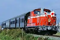 DD51 842(2001年10月14日 上涌谷駅 - 涌谷駅間)