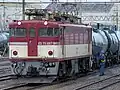 ED75形更新工事施工機（ED75 1017, 2007年3月、郡山駅）