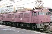 EF81 301赤13号で塗装されている。（1992年8月）