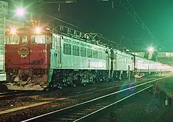 EF71 6+ED78牽引「あけぼの」（1987年ごろ）
