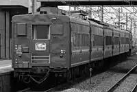 スロ81系お座敷客車（品川客車区所属車、1984年頃、東刈谷駅）