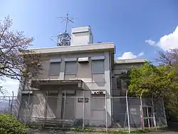 黄金山送信所・建物(アナログ時代)現・RCCラジオ広島FM補完中継局