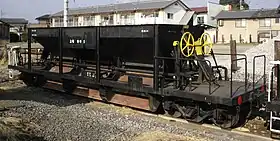 ホキ1形貨車(上毛電気鉄道譲渡後、新里駅)
