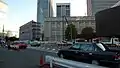 東京中央郵便局旧局舎の一部を残して解体された (2009年11月撮影)