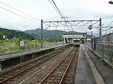 ホーム(2007年9月、旧駅舎時)