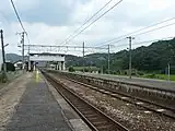上りホーム（2007年8月）