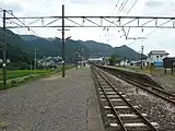 下りホーム（2007年8月）