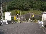 寄畑踏切（2008年10月）