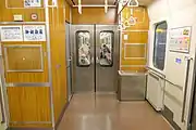 フリースペースとトイレ付近