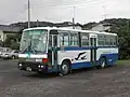 民営化当初に導入された車両（三菱ふそう・エアロミディMK） M334-88505 廃車