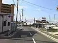 忠岡町内を走るJR阪和線(忠岡町と和泉市の境界線付近)