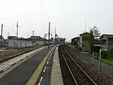 高徳線ホーム(板東方より)