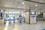 在来線・新幹線南乗換口（2022年1月）