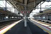 おおさか東線開業後の全ホーム(2019年3月)