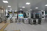 東口改札(2019年3月)