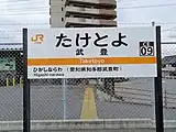 駅名標(2022年2月)