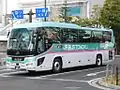かつては「はやぶさカラーバス」も充当されていた（画像は2015年12月に運行された仙台 - 東京線）