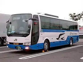 かつてラ・フォーレ号で運用されていた車両(JRバス東北)