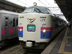 485系電車で運行されていた、かもしか号。(2007年9月15日 青森駅)