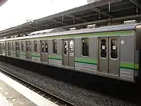 側面の方向幕がない車両