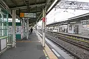 1番線ホーム（2021年6月）