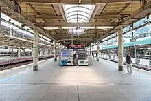 7・8番線ホーム（2021年7月）