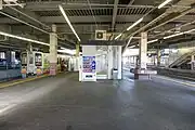 ほくほく線0番線・上越線下り1番線ホーム